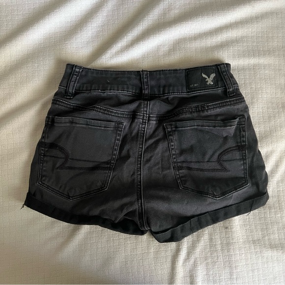 Black Stretchy Shorts - Picture 2 of 4